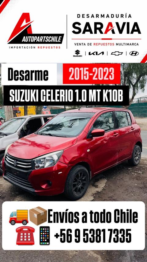 Suzuki Celerio 1.0 MT K10B rojo en desarme