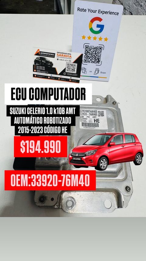 Frontal / travesaño subchasis delantero Suzuki Celerio 1.0 K10B 2015-2023