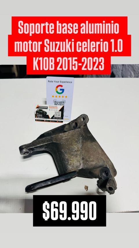 Soporte base de aluminio del motor Suzuki Celerio 1.0 K10B 2015-2023