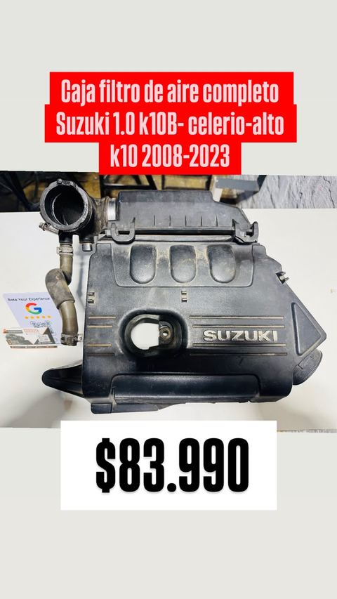Caja filtro de aire completa Suzuki Celerio 1.0 K10B 2015-2023