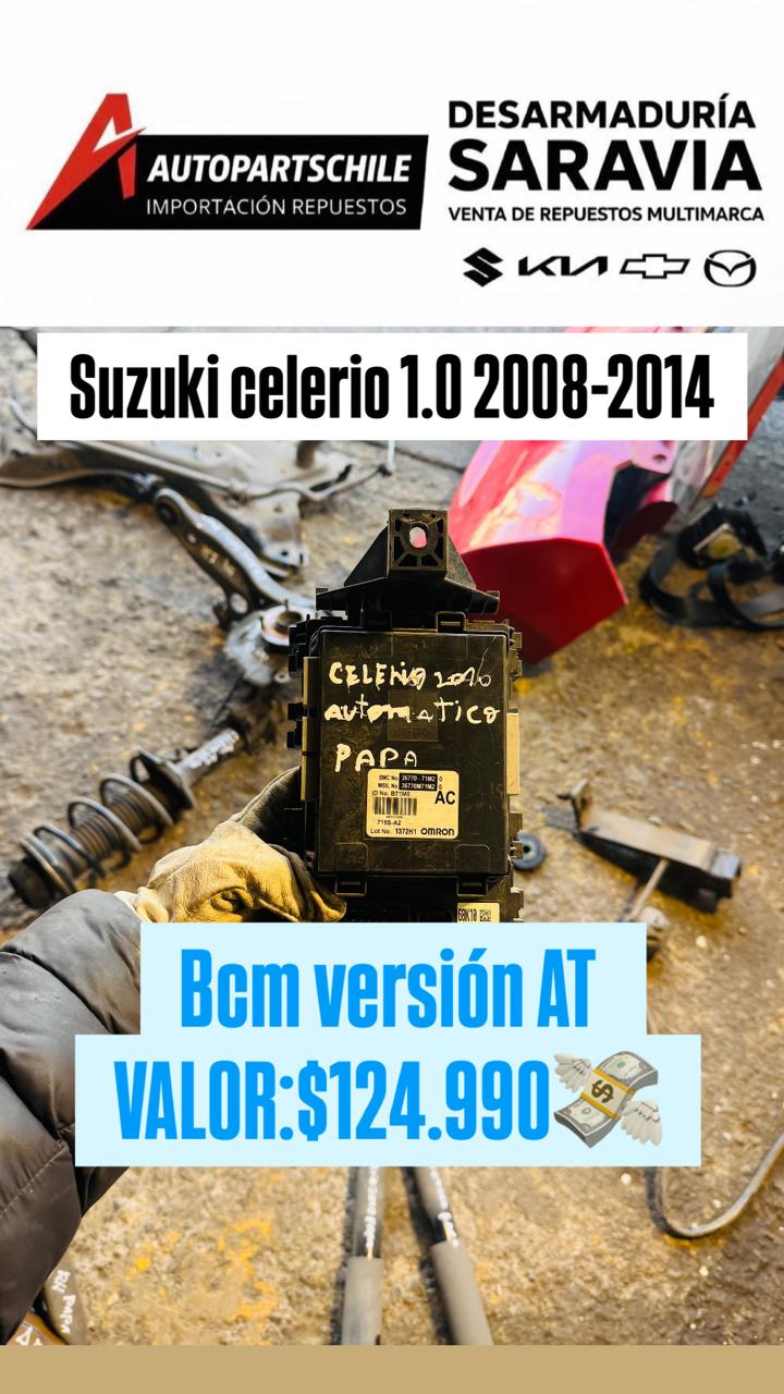 BCM (módulo de carrocería) versión AT Suzuki Celerio