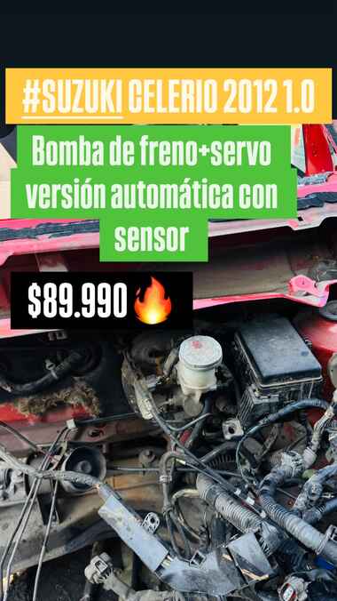 Bomba de freno con servo Suzuki Celerio