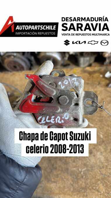 Chapa de capó Suzuki Celerio