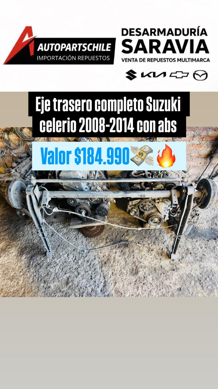Eje trasero completo con ABS Suzuki Celerio