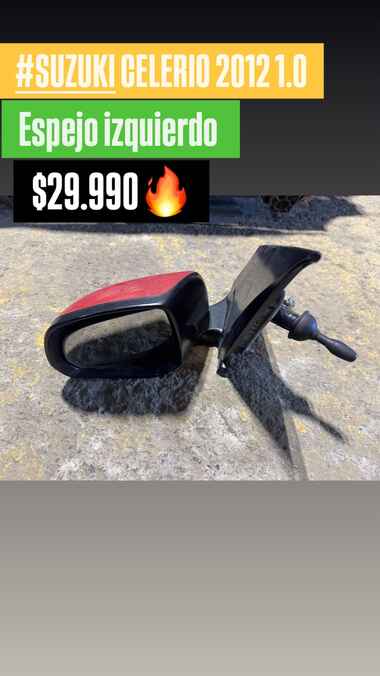 Espejo retrovisor izquierdo Suzuki Celerio
