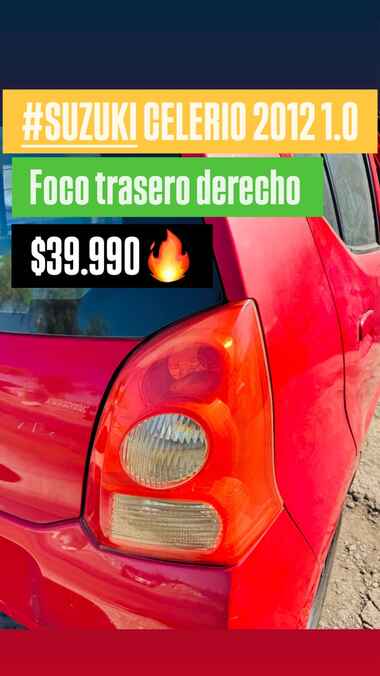 Foco trasero derecho Suzuki Celerio