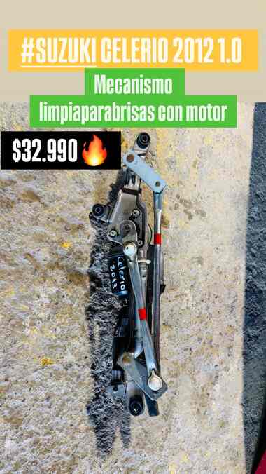 Mecanismo limpiaparabrisas con motor Suzuki Celerio