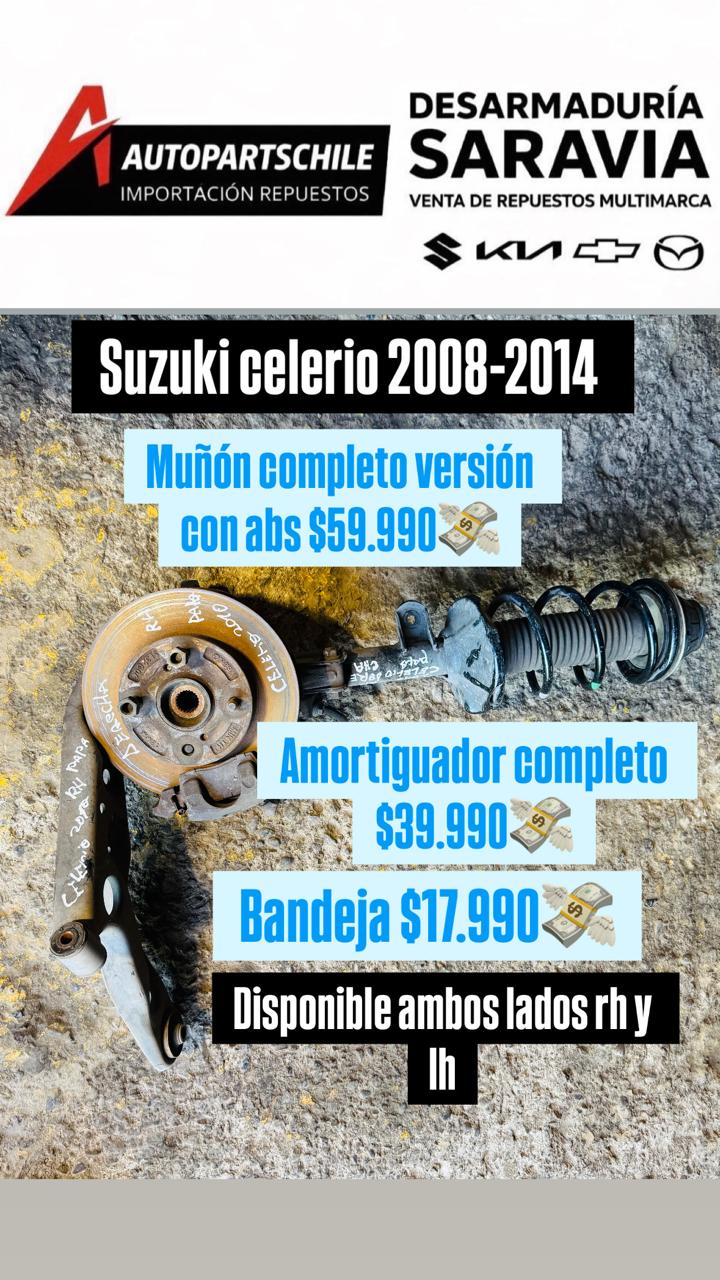 Muñón completo con ABS Suzuki Celerio