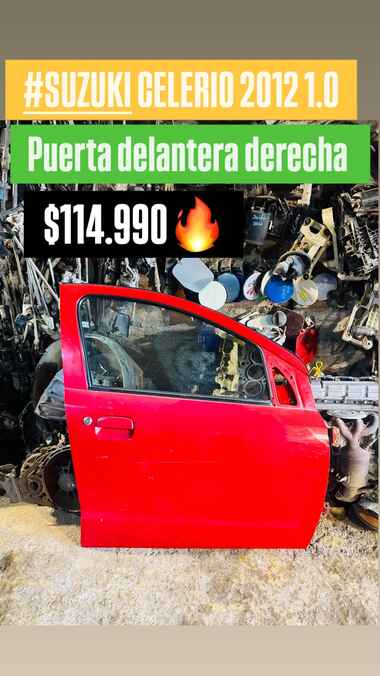 Puerta delantera derecha Suzuki Celerio