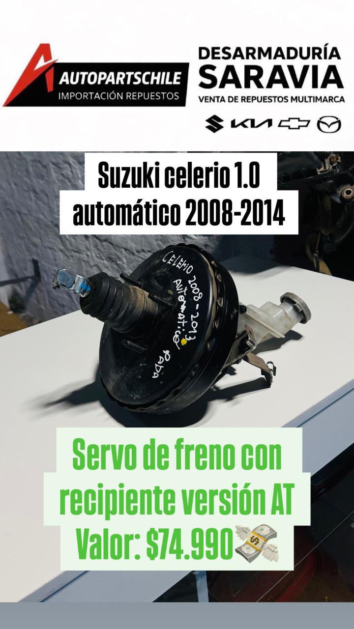 Servo de freno con recipiente, versión AT Suzuki Celerio