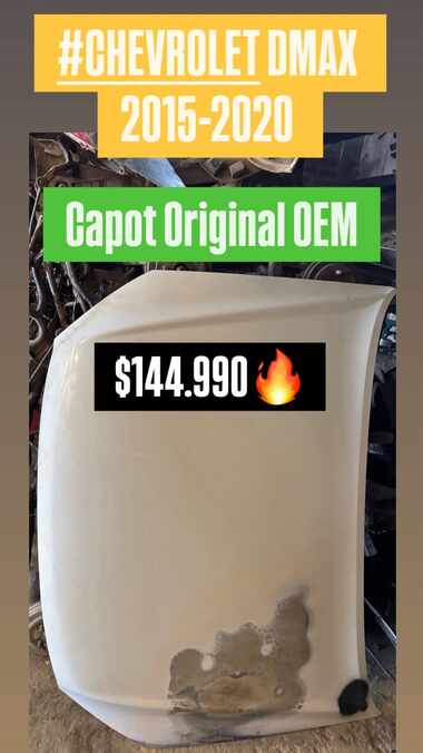 Capot original OEM Chevrolet DMAX 2.5