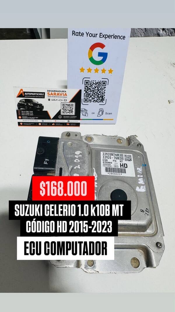 Computador de motor (ECU) K10B mecánico código HD para Suzuki Celerio