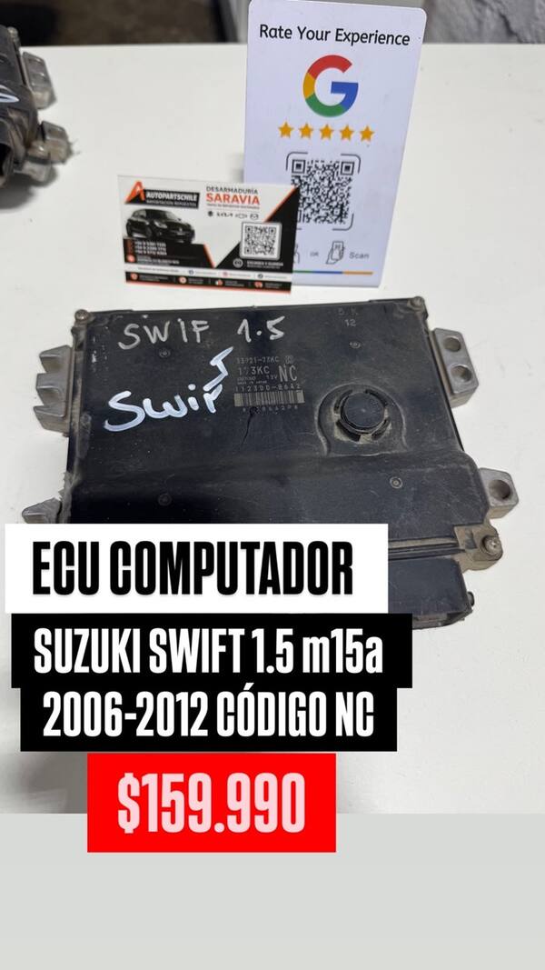 Computador de motor (ECU) M15A - código NC — Suzuki Swift 1.5 M15A 2006-2012