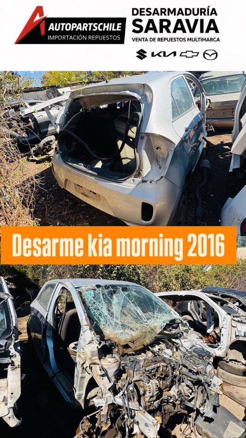 Kia Morning 2016 en desarme