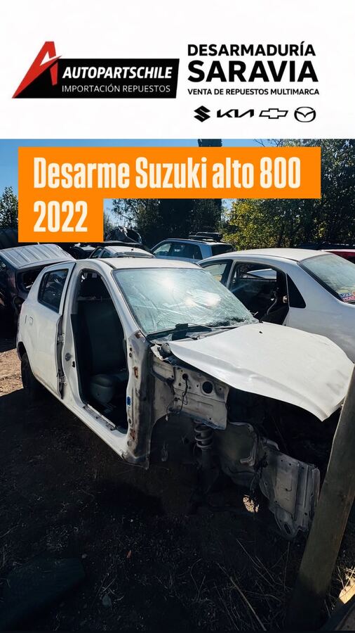 Suzuki Alto 800 2022 en desarme