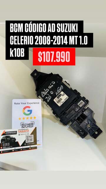 BCM computador de motor código AD Suzuki Celerio 1.0 K10B 2008-2014