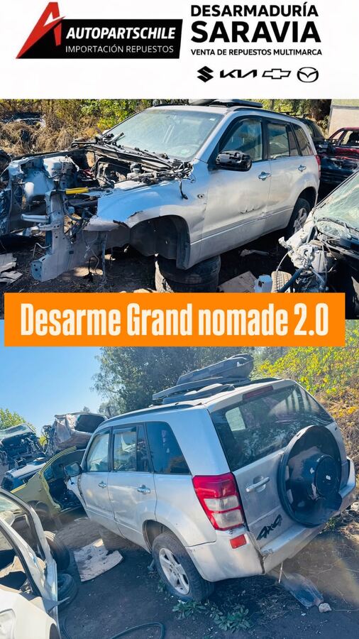 Suzuki Grand Nomade 2.0 en desarme