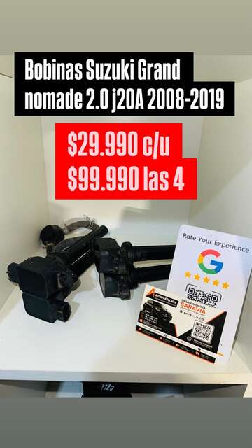 Bobinas de encendido Suzuki Grand Nomade 2.0 J20A 2008-2019