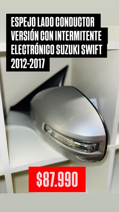 Espejo lado conductor con intermitente electrónico — Suzuki Swift 2012-2017